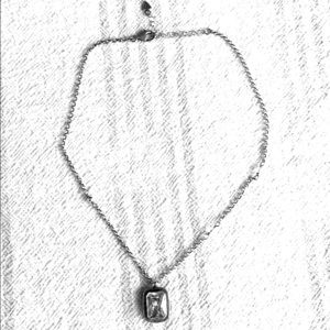 N1859 Retired Silpada Cubic Zirconia Necklace